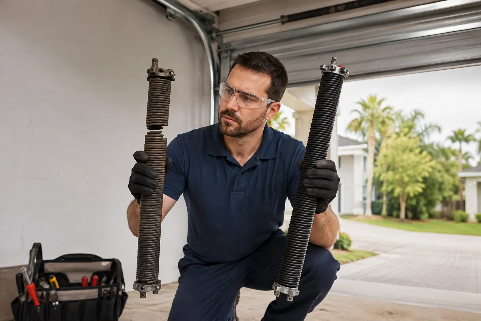Garage Door Spring Repair vs. Replacement: What Louisiana Homeowners Need to Know